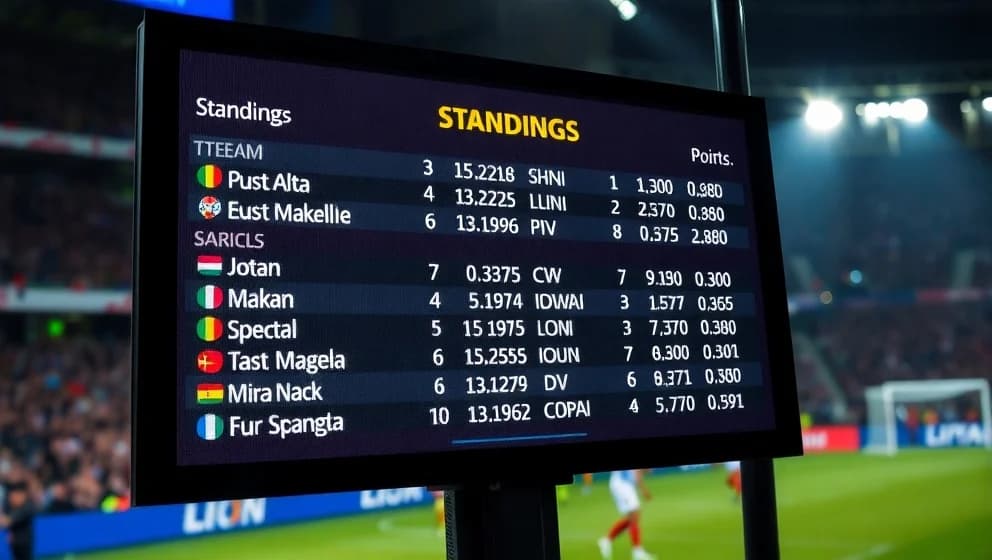 Hur ser Süper Lig poängställningen ut just nu