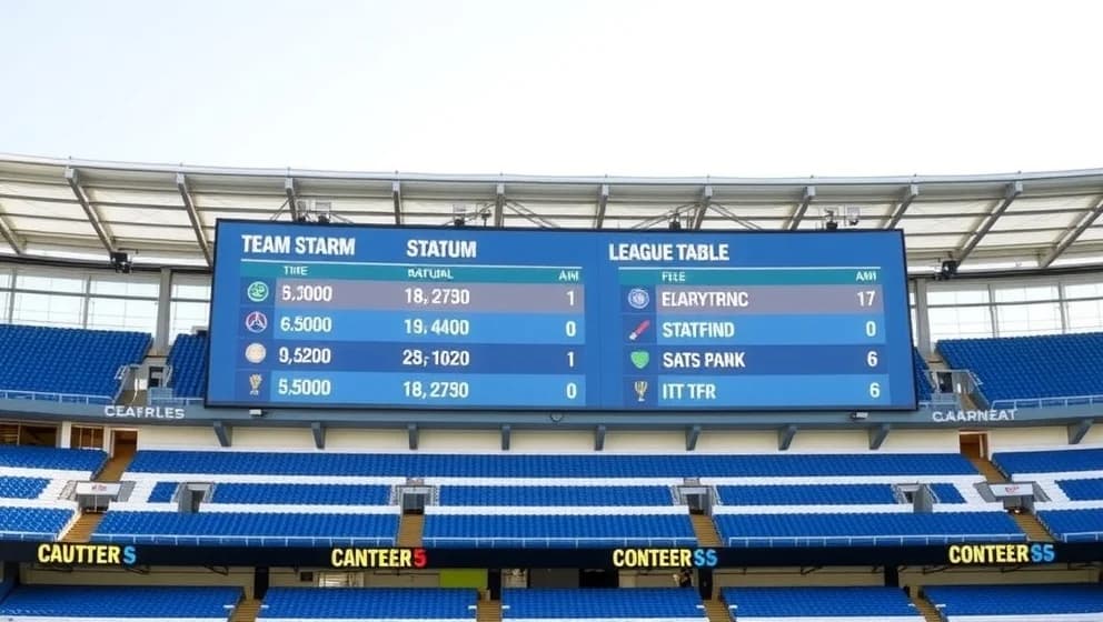 Poängställning Everton mot Leeds United FC